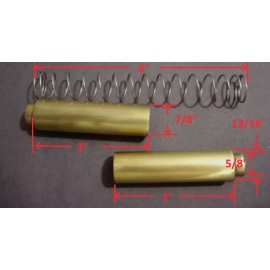 Franklin Brass Toilet Paper Holder Roller Replacement With Spring - Antique Gold