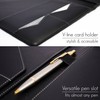 STYLIO Padfolio Portfolio Organizer Binder | Interview Resume Folder, Legal