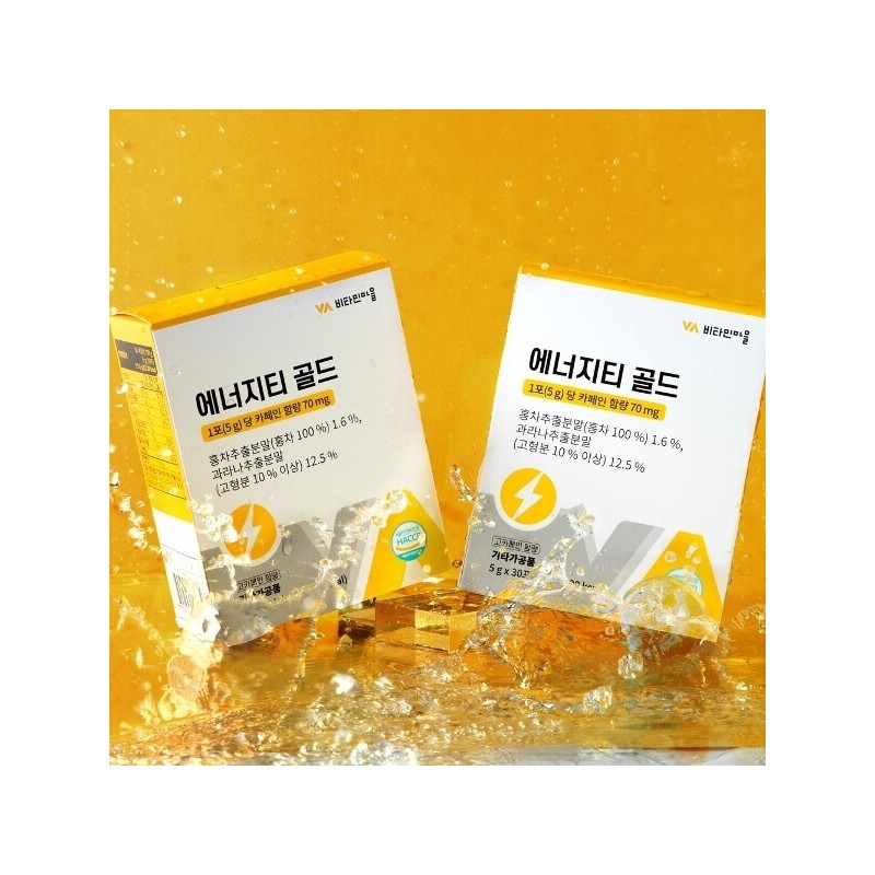 Vitamin Village Energy Tea Gold Taurine 1 box 30 packets