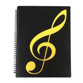 Haedongmunoa 악보폴더 음악바인더 60매 클리어파일 Music Sheet Binder Clear File 60 Sheets