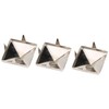 100 Pieces Pyramid Studs 4 Jaw Rivets for Punk Crafts
