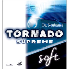 JUIC 1203 Table Tennis Rubber, Dr.Neubauer Tornado Supreme Soft Table Rubber, For Attack, Red (RD) 0.06 inch (1.5 mm)