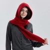 New Cross-border Mink Balaclava - All-in-One Thermal Warmth (lf3655) Free Size/Red 3ea