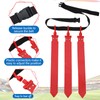 Hungdao 12 Players Flag Football Belts and Flags Adjustable Football
