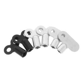 Mipcase Utility Key for Radiator Bleeding 6pcs Metal Radiator Valve Tool Air Bleeding Key