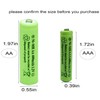 GSUIVEER Ni-mh AAA 600mAh 1.2V Rechargeable Battery for Solar Lights
