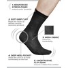vitsocks Men's SILVER-Cotton Blend Fresh Feet Socks (3 PAIRS) Antibacterial