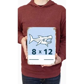 Lilyanaen New Metal Sign Aluminum Sign No Deliveries Accepted at This Door Traffic Sign for Outdoor & Indoor 12" x 8"