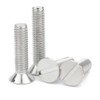 FEEIMOL Countersunk Slotted Screws Stainless Steel Machine Screw with Slotted