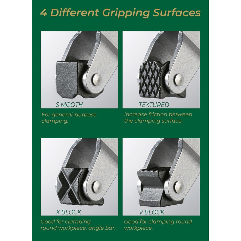 TAKEWAY Clamp with T-Handle, Deep Throat Welding and Fabricating, Multi-Purpose
