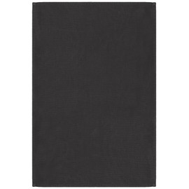 Nankai Tsusho Linnne 0118-077 Pure Linen Kitchen Towel, Approx. 18.1 x 25.2 inches (46 x 64 cm), Black