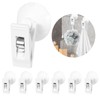 6 Pack Shower Curtain Clips Self Adhesive Shower Curtain Holder