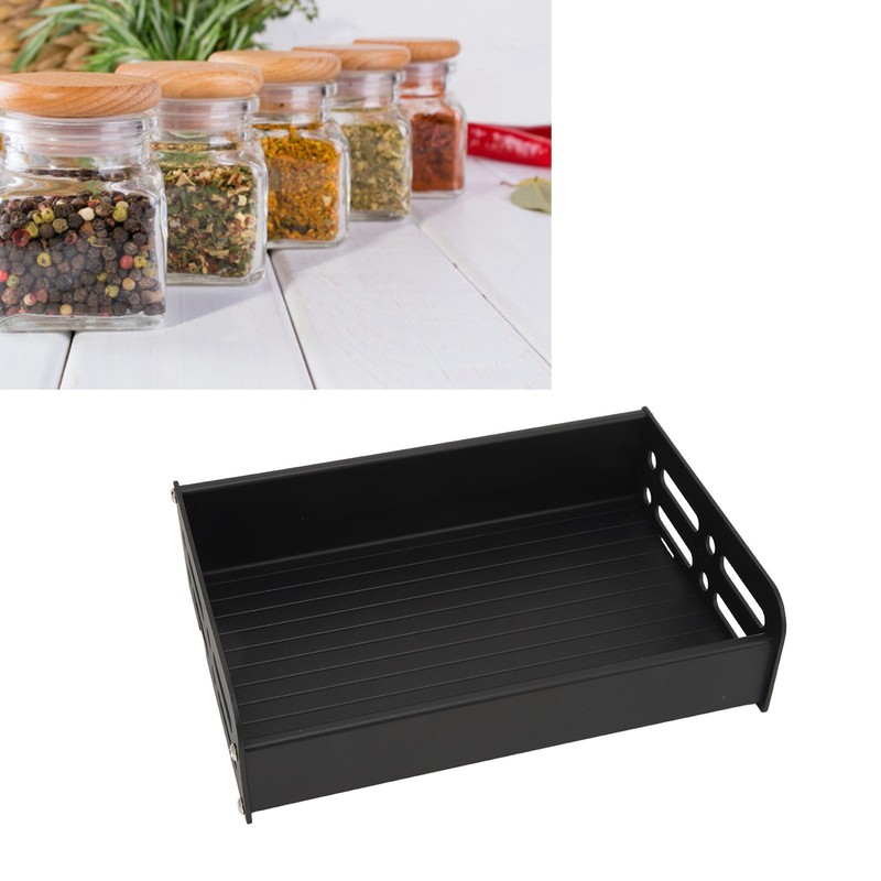 Wall Mounted Spice Rack Nordic Style Large Capacity Space Saving