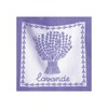 Coucke French Cotton Square Terry Towel, Lavande Lavande, 20-Inches by