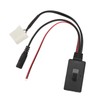 Bluetooth5.0 AUX IN Cable Adapter ISO Handsfree Microphone Replacement for