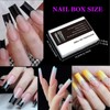 120PCS Nail Forms for Poly Nail Gel, Reusable Acrylic Nail