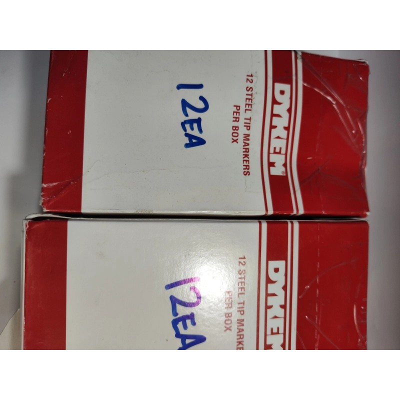 Dykem NEW!! DYKEM Permanent Industrial Marker, Ink-Based, Black, Medium, 16003,