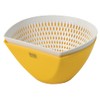 DELISH KITCHEN CC-1844 Pearl Metal Colander Bowl, Chili Monkey Bowl,
