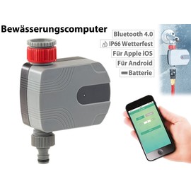 Royal Gardineer Bluetooth Garden Hose Irrigation Computer With Bluetooth, App-Controlled Via Android And IOS (Irrigation System)