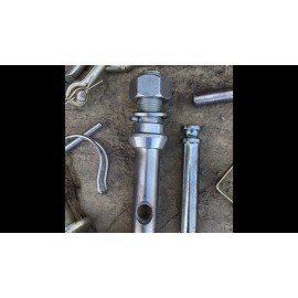 Fast-n-rs Clevis Pin 3/8" x 1-1/4" (Pack of 100) Low Carbon Steel Plain Finish