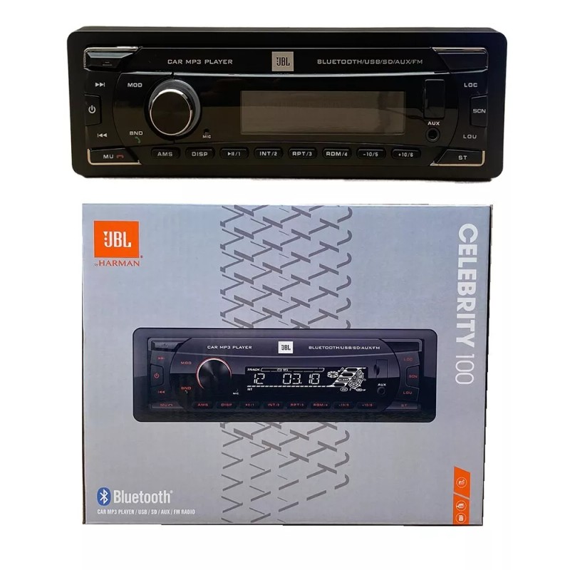 JBL 1Din Bluetooth Car Stereo MP3 AM/FM Radio for 2004-2008