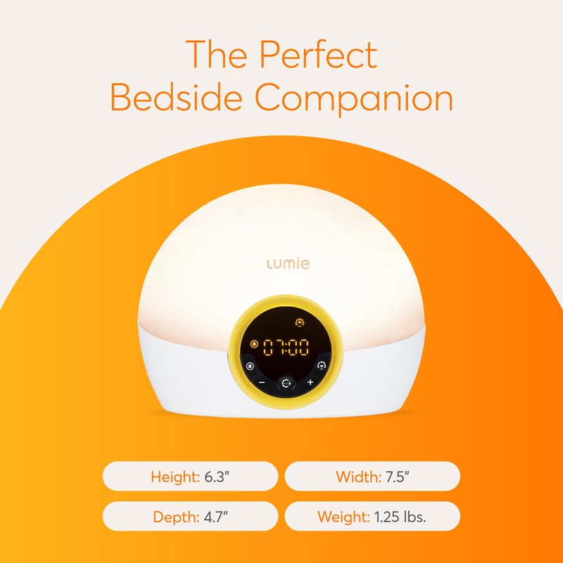 Lumie Bodyclock Rise 100 - LED Wake-Up Light Alarm Clock
