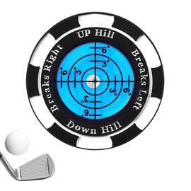 aninako Golf Marker, Blue Level, Magnetic, Putting Guide, High Precision, Multi-functional, Golf Marker, Practice Putter, Ball, Incline, Golf Marker, Golf Enthusiasts, Golf Present, Gift, Father's