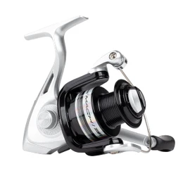 Shakespeare Mach 1 Spinning Reel – Lightweight Graphite Body and Rotor, 2+1 Ball Bearings, Smooth Drag System, and Extra Rigid Bail for Freshwater and Saltwater Fishing - 6000