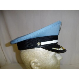E4553 Vietnam Air America Flight Officer Embroider sky blue Visor Hat 7 1/2 U1T