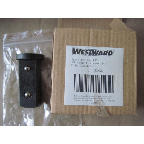 Westward 3/4" Ratchet Tang for Westward Torque Wrench Driver, 23NN63
