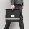 ZOOPIP Fireproof File Box with Lock, Document Box Storage Organizer,