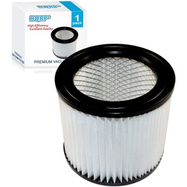 HQRP Small Cartridge Filter Compatible with Shop-vac Hang-Up / 5 Gallon Contractor Portable/Floormaster Plus/All-Around Plus/Heavy Duty Portable Wet/Dry Vacuums
