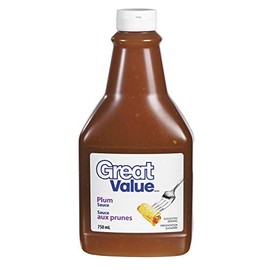 Great Value Plum Sauce Dipping Sauce squeezable bottle - 750 ml