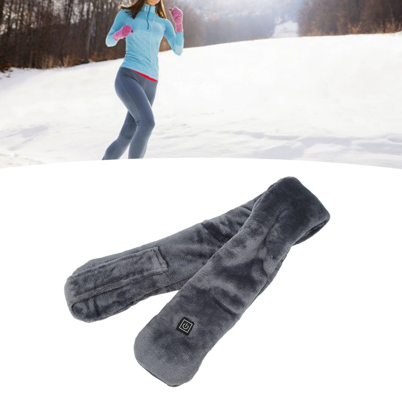 Heated Scarf USB Electric Heating Scarf Washable Temperature Adjustment for
