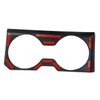 Carbon Fiber Cup Holder Panel Cover Trim Accessories for Polaris