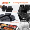 LEOBOX To Go Containers, 40 Pack 34 oz Black 4