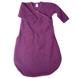 Lilano, Merino Changing Bag with 2-Way Zip Plain 100% Wool (kbT), berry