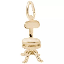 Rembrandt Gold-Plated Sterling Silver Office Chair Charm by Rembrandt