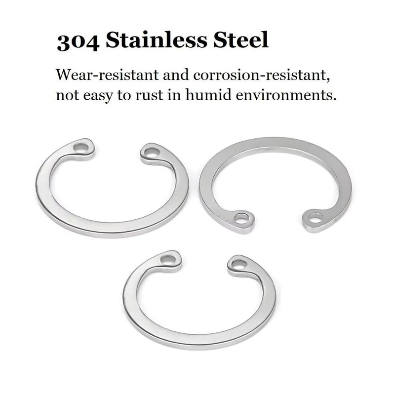 SYDARSYN Circlip Inner E-Clips Snap Rings Seegering External C-Clips Split