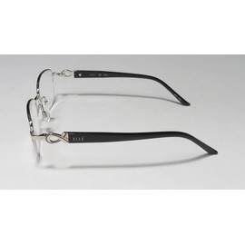 Elle Women's Eyeglasses EL13447 EL/13447 BK Black Half Rim Optical Frame 49mm