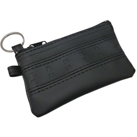 Key pocket with 1 zipper compartment in black