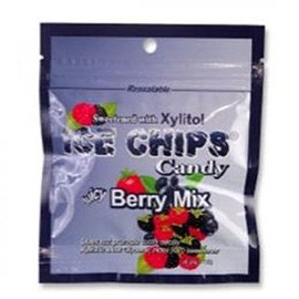 Ice Chips Xylitol Candy in Resealable Pouch (1 oz) 8 Pack Assortment