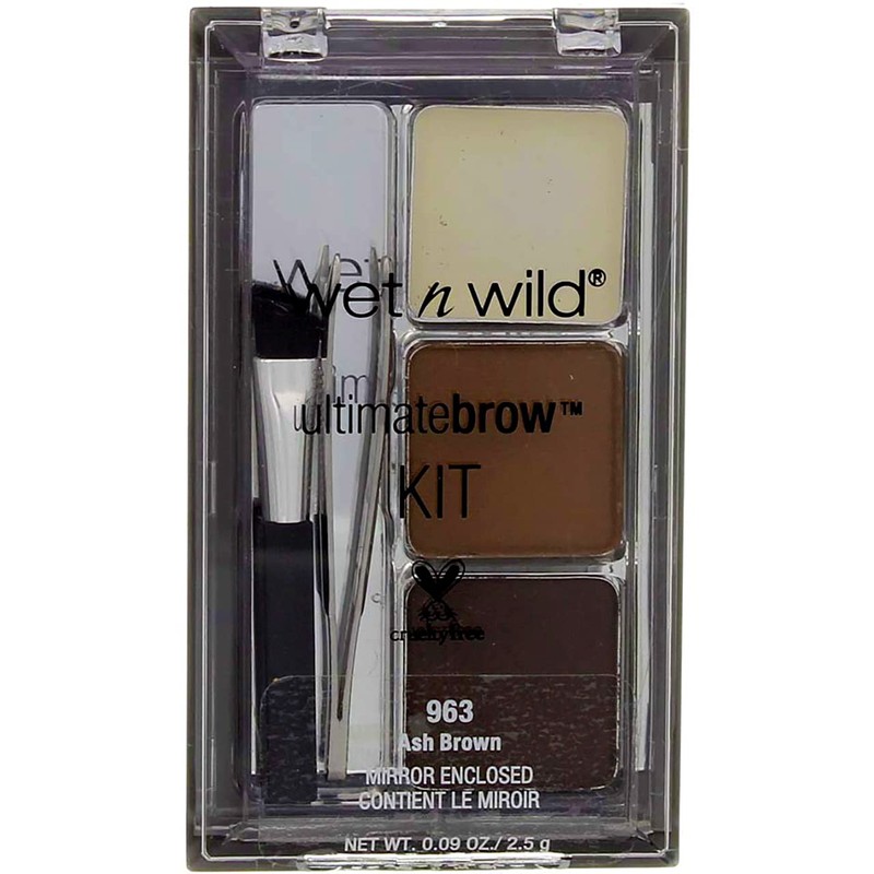 Wet N Wild Ultimate Brow Kit, #963 Ash Brown -