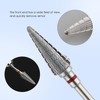 Qunzhao Tungsten Steel Nail Drill Bits, Professional Manicure Tools (04