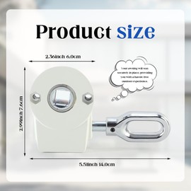 Xanadued Outdoor Awning Worm Gear Universal, Aluminum Crank Operating Partsfor Retractable Awning 360 Degree