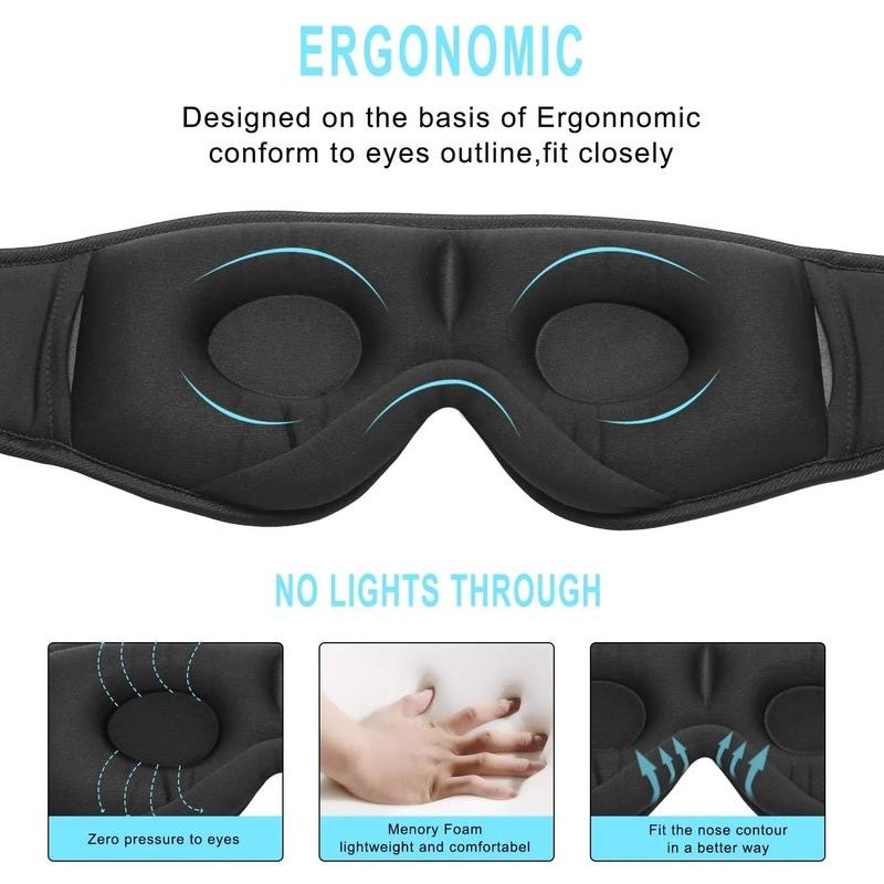 MeloSync Sleep Mask - Color: Gray