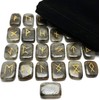 Arts of India Labradorite Gemstone Rune Stones with Elder Futhark