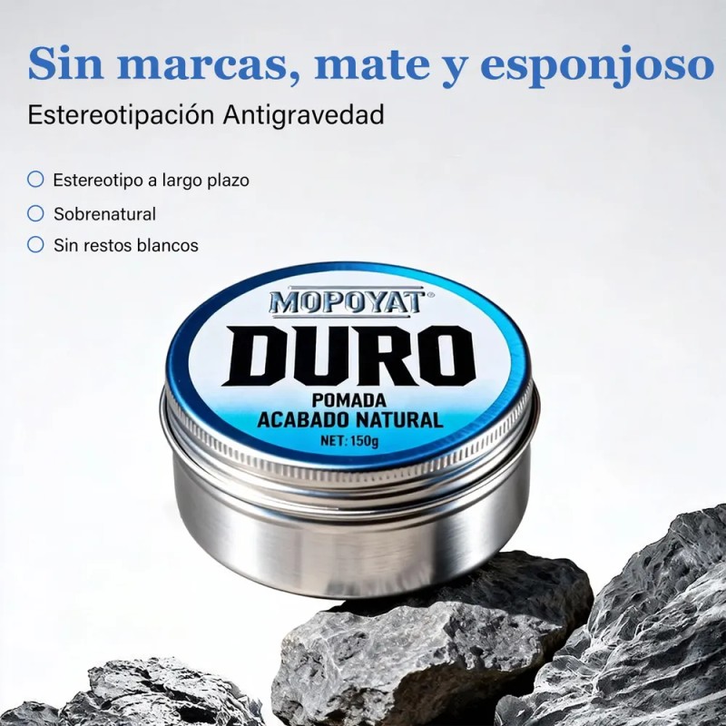 Cera Para Peinar Fijación Duradera Look Natural Anti Grasa