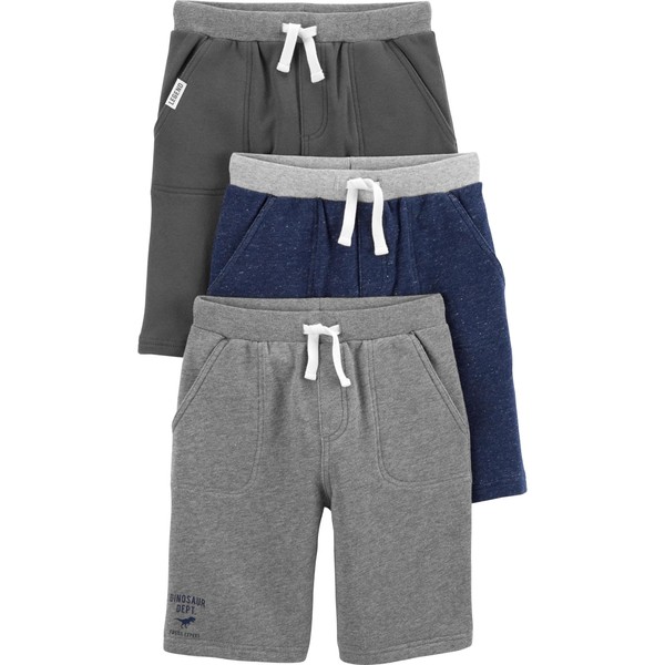 Simple Joys by Carter's Baby Boys' Multi-Pack Knit Shorts, Navy