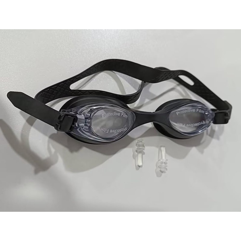 [PrimeBlis] 水泳 ゴーグル スイムゴーグル 3D立体設計 柔軟シリコーン素材 水漏れ防止 競泳/レジャー兼用 海水浴/プール用 耳栓付き